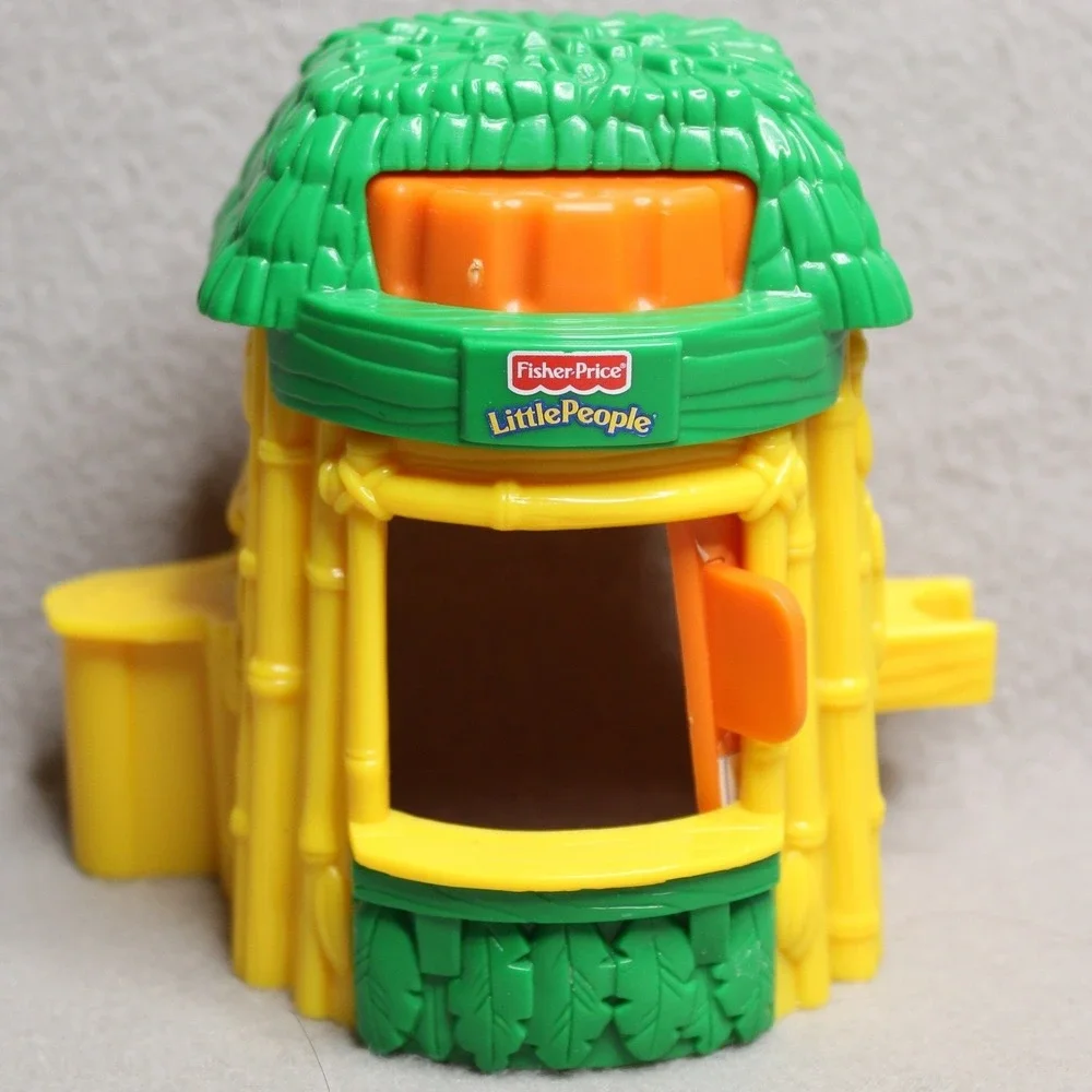 Fisher-Price Little People 2001 Animal Safari Jungle Hut Vending Machine 77984